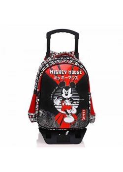 Mikro 5187 Mıckey Çekçekli İlkokul Çantası Salto Power