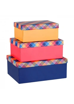 MİKRO MBX-4160 - B BÜYÜK HEDİYE KUTUSU COLOR PLAID