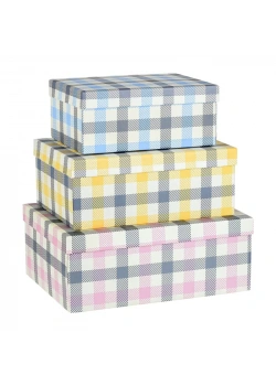 MİKRO MBX-4204 - B BÜYÜK HEDİYE KUTUSU PASTEL PLAID