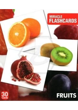 Mıracle Flashcards Fruıts 30 Cards Mk