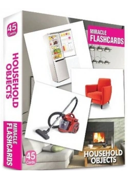 Mıracle Flashcards Household Objects 45 Cards Mk