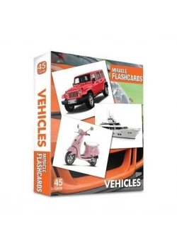 Mıracle Flashcards Vehıcles 45 Cards Mk