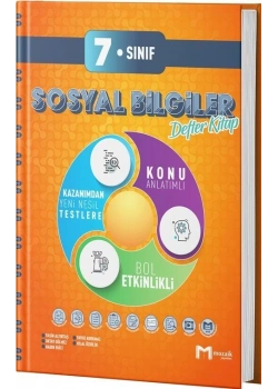 Mozaik 7.Sınıf Sosyal Bilgiler Defter Kitap