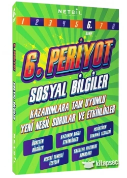 Netbil 6.Sınıf Sosyal Bilgiler Etkinlik Soru Bankası