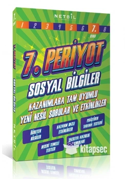 Netbil 7.Sınıf Sosyal Bilgiler Etkinlikli Periyot Soru Bankası