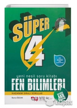 Nitelik 4.Sınıf Süper Fen Bilimleri Soru Bankası