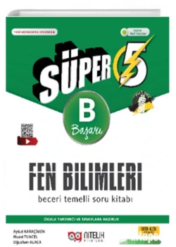 Nitelik 5.Sınıf Fen Bilimleri Beceri Temelli Soru Kitabı