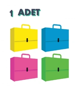 Noki Kulplu Kutu Klasör Renkli 3202Rk