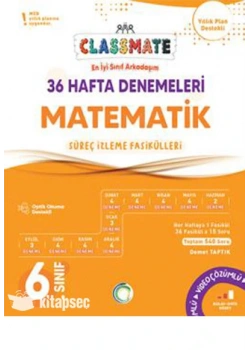 OKYANUS 6.SINIF MATEMATİK 36 HAFTA DENEMELERİ CLASSMATE