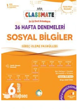 OKYANUS 6.SINIF SOSYAL BİLGİLER 36 HAFTA DENEMELERİ CLASSMATE