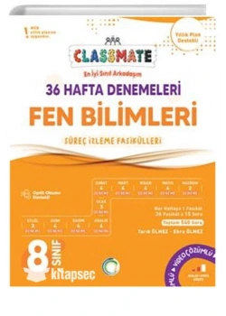 OKYANUS 8.SINIF FEN BİLİMLERİ 36 HAFTA DENEMELERİ CLASSMATE