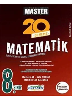 Okyanus 8.Sınıf Matematik Master 20 Deneme