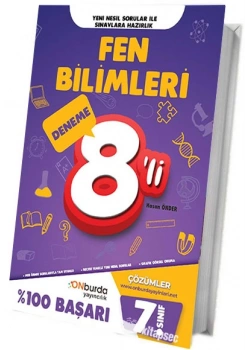 Onburda 7.Sınıf Fen Bilimleri 8 Deneme