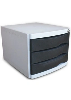 Ops Kilitli Evrak Dolabı Cmc 203 Gri