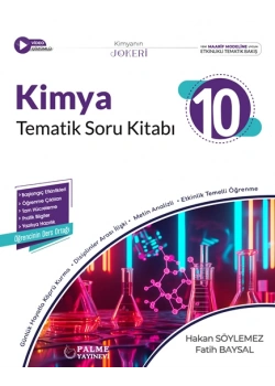 Palme 10.Sınıf Joker Kimya Tematik Soru Kitabı