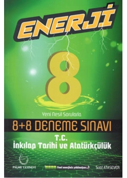 Palme 8.Sınıf Inkilap Tarihi Enerji 8+8 Deneme Sinavi