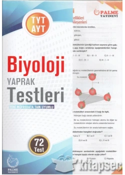 Palme Tyt Ayt Biyoloji Yaprak Test