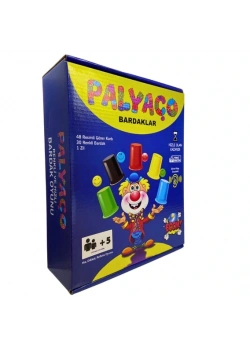 PALYAÇO BARDAKLAR 30 RENKLİ BARDAK