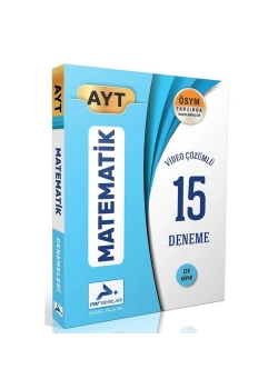Paraf Ayt Matematik 15 Video Çözümlü Deneme