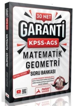 Paraf Kpss-Ags Matematik Geometri Soru Bankası 30 Net Garanti