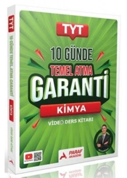 Paraf Tyt 10 Günde Temel Atma Garanti Kimya Video Ders Kitabı