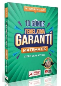 Paraf Tyt Kpss Dgs Ales 10 Günde Temel Atma Garanti Matematik Video Ders Anlatımlı