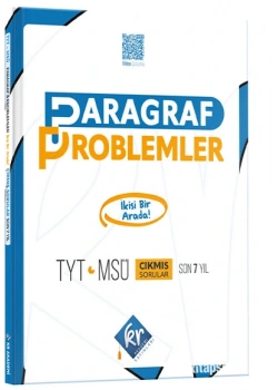 PARAGRAF PROBLEMLER TYT MSÜ SON 7 YIL ÇIKMIŞ SORULAR KR AKADEMİ