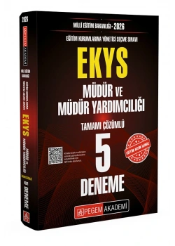 Pegem 2026 Ekys Müdür Ve Müdür Yardımcılığı 5 Çözümlü Deneme