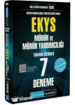 Pegem 2025 Ekys Müdür Ve Müdür Yardımcılığı 7 Çözümlü Deneme