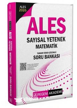 Pegem 2026 Ales sayısal Yetenek Matematik Soru Bankası