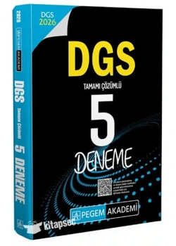 Pegem 2026 Dgs Çöümlü 5 Deneme
