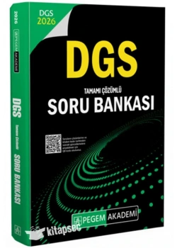 Pegem 2026 Dgs Çözümlü Soru Bankası