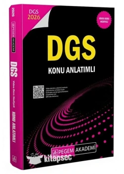 Pegem 2026 Dgs Konu Anlatımlı