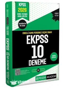 PEGEM 2026 E-KPSS GY GK 10 DENEME