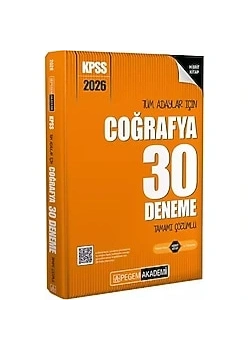 Pegem 2026 Kpss Coğrafya 30 Çözümlü Deneme