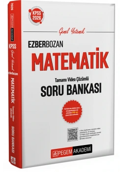 Pegem 2026 Kpss Gy Ezberbozan Matematik Soru Bankası Video Çözümlü