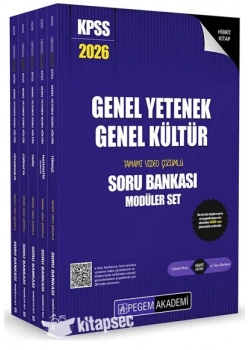 Pegem 2026 Kpss Gy Gk Modüler 5 li Soru Bankası Seti
