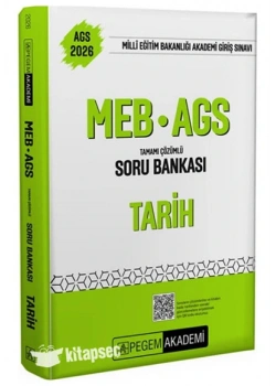 Pegem 2026 Meb Ags Tarih Çözümlü Soru Bankası