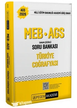 Pegem 2026 Meb Ags Türkiye Coğrafyası Çözümlü Soru Bankası
