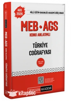 pegem 2026 Meb Ags Türkiye Coğrafyası Konu Anlatımlı