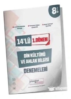 Pisagor 8.Sınıf Din Kültürü 14 Lü Denemeler 1.Dönem