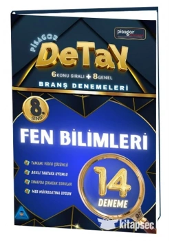 PİSAGOR DETAY 8.SINIF FEN BİLİMLERİ 14 DENEME ZEKA KÜPÜ
