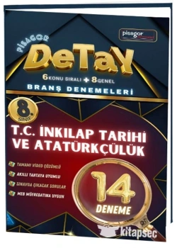 PİSAGOR DETAY 8.SINIF İNKİLAP TARİHİ 14 DENEME ZEKA KÜPÜ