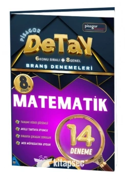 PİSAGOR DETAY 8.SINIF MATEMATİK 14 DENEME ZEKA KÜPÜ