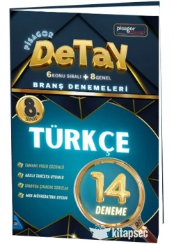 Pisagor Detay 8.Sınıf Türkçe 14 Deneme Zeka Küpü