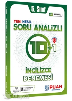 Puan 5.Sınıf İngilizce 10+1 Deneme