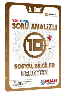 Puan 5.Sınıf Sosyal Bilgiler Denemesi 10+1 Soru Analizli