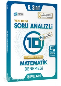 Puan 6.Sınıf Matematik 10+1 Denemesi