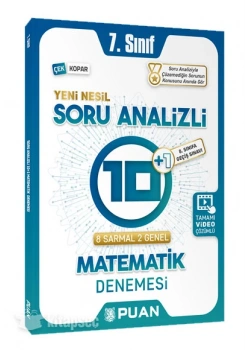 Puan 7.Sınıf Matematik 10+1 Denemesi