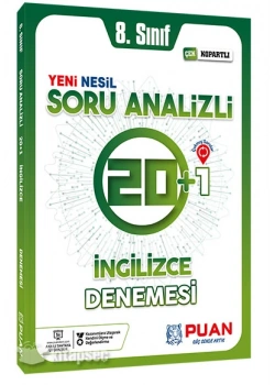 Puan 8.Sınıf İngilizce 20+1 Denemesi